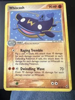 Pokemon TCG Whiscash EX Deoxys 28/107 - Image 1