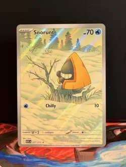 Pokemon Snorunt ASC 227/217 Holo 70 HP Basic Ice-Snow Eng - Image 1