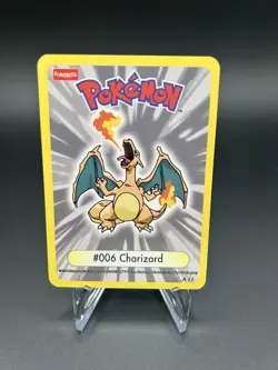 2004 Pokemon Funskool India Charizard #006 Cracked Ice Holo | Who Am IU | NM - Image 2