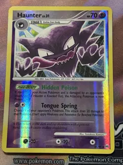 Pokemon - 1x Haunter 41/99 - Reverse Holo Platinum Arceus NM - Image 1