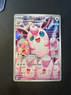 2025 Pokemon Phantasmal Flames Wigglytuff 105 /94 full art Illustration rare 004 - Image 1