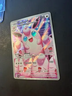2025 Pokemon Phantasmal Flames Wigglytuff 105 /94 full art Illustration rare 004 - Image 3