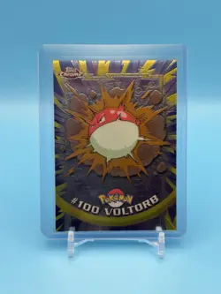 2000 Topps Chrome Pokemon Voltorb #100 Series 2 - Image 1