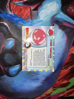 2000 Topps Chrome Pokemon Voltorb #100 Series 2 - Image 5