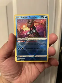 Radiant Greninja Radiant Rare Holo 046/189 Astral Radiance 130 HP Eng 2022 - Image 2