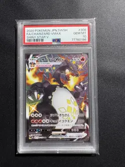 PSA 10 GM Japanese Charizard VMAX Shiny Star V 308/190 SSR S4a Pokemon - Image 1