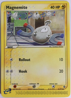 POKEMON MAGNEMITE 61/97 EX DRAGON COMMON NEAR MINT - Image 1