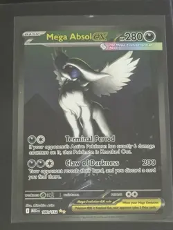 Pokemon Mega Absol EX 180/132 Me01: Mega Evolution Holo Rare 280 HP English - Image 1