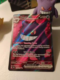Pokemon TCG Gengar EX 193/162 Full Art Temporal Forces Near Mint Condition - Image 1