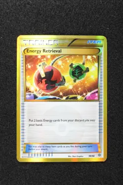 Pokemon TCG Energy Retrieval Secret Rare Holofoil XY - Ancient Origins 99/98 MP - Image 1