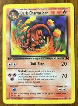 Team Rocket Dark Charmeleon 1st Edition 32/82 Pokemon TCG - Image 1
