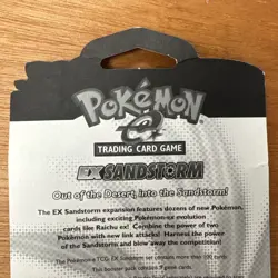 Pokemon Ex Sandstorm FACTOY SEALED BLISTER PACK NEW - Image 5