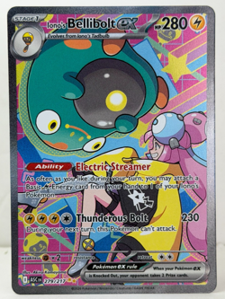 Pokemon Ascended Heroes Iono’s Bellibolt EX 279/217 Special Illustration Rare - Image 1
