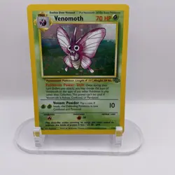 Venomoth 13/64 Jungle Holo LP Rare WOTC Pokemon TCG Vintage Single - Image 1