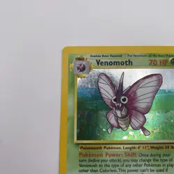 Venomoth 13/64 Jungle Holo LP Rare WOTC Pokemon TCG Vintage Single - Image 3