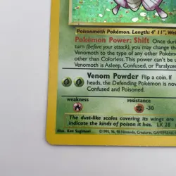 Venomoth 13/64 Jungle Holo LP Rare WOTC Pokemon TCG Vintage Single - Image 5