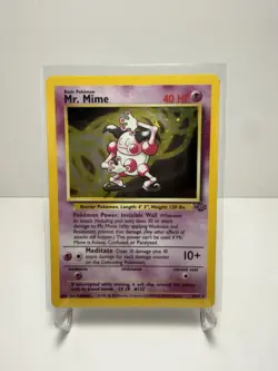 Pokemon Mr. Mime 06/64 Jungle Holo Unlimited - Image 1