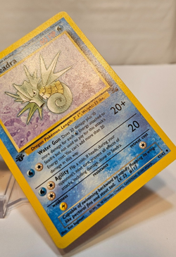 Seadra 42/62 Uncommon 1st Edition Fossil Pokemon 1772 - Image 5