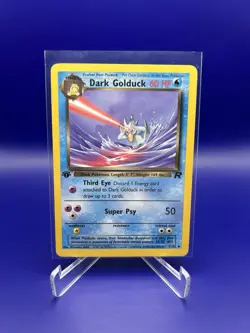 Pokemon TCG Dark Golduck 37/82 1st Edition Team Rocket English LP - Image 1