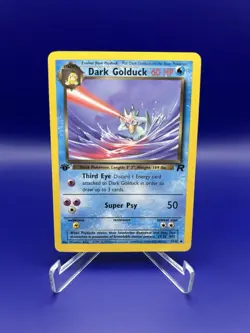 Pokemon TCG Dark Golduck 37/82 1st Edition Team Rocket English LP - Image 2