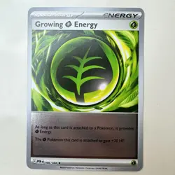 Growing Grass Energy [Reverse Holo] #86 Pokemon Perfect Order - Image 1