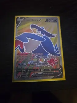 Honchkrow V Full Art - 161/172 Brilliant Stars Pokemon TCG Near Mint - Image 1