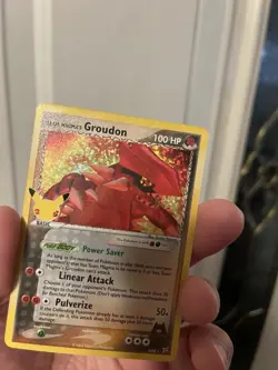 The Pokemon Company Team Magma's Groudon 9/95 Celebrations Holo Basic 100 HP - Image 4
