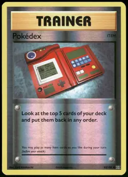 Pokemon Pokedex Uncommon XY - Evolutions 82/108 NM Reverse Holo - Image 1