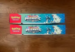 Lot of 2 Pokemon Prismatic Evolutions Lucario Ex Tyranitar Ex Premium Collection - Image 3