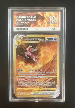 Origin Forme Palkia VSTAR Gg67/Gg70 ACE 10 Perfect Subgrades Pokemon TCG - Image 1