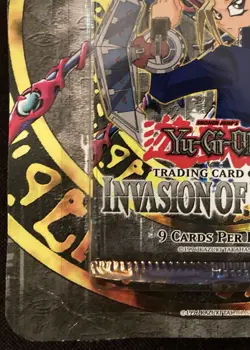 Yu-Gi-Oh! INVASION OF CHAOS Blister Booster Pack 1st EDITION 1996 Konami RARE 🔥 - Image 4