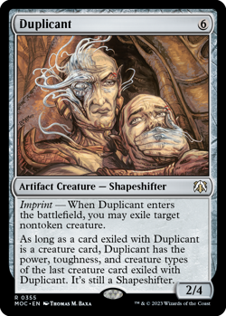 Duplicant [March of the Machine Commander] Magic MTG - Image 1