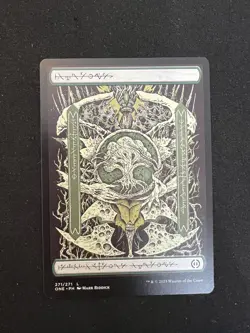Magic: The Gathering — Forest (Phyrexian Text) Phyrexia: All Will Be One #271 - Image 1
