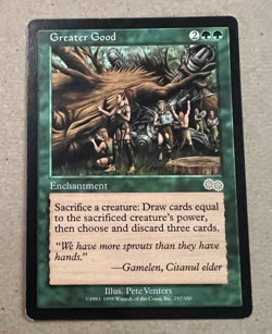 Greater Good - Urza's Saga - MTG - Magic the Gathering - Image 1
