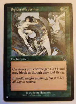 Spidersilk Armor The List Reprints Regular NM+ - Image 1