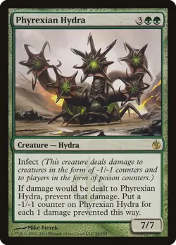 MTG Phyrexian Hydra Mirrodin Besieged #85 Rare Magic The Gathering - Image 1