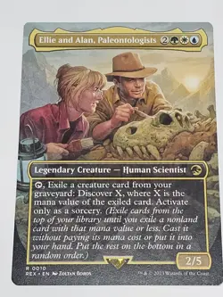 Ellie and Alan, Paleontologists | NM | Borderless | REX | R 0010 | MTG - Image 1