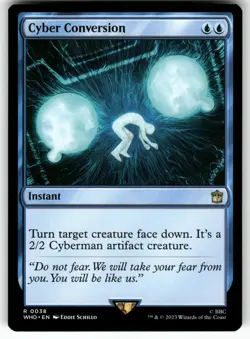 MAGIC: THE GATHERING CYBER CONVERSION 38 RARE UNIVERSES BEYOND: DOCTOR WHO NM - Image 1