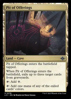1x Pit of Offerings NM Eng MTG - Lost Caverns of Ixalan - Image 1