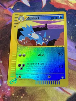 Golduck 50a/147 Reverse Holo Aquapolis Pokemon TCG - Image 3