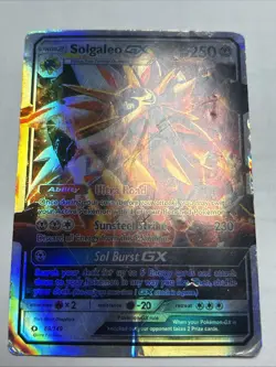 Solgaleo GX 89/149 SM Base Set Ultra Rare Holo Pokemon Card - Image 2