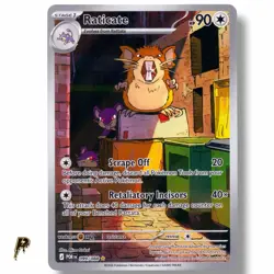 2026 Pokemon Perfect Order Raticate 099/088 Illustration Rare Holo NM - Image 1
