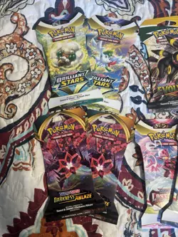 16 Total Packs From 8 Pokemon Sword And Shield Sets Including 2 Evolving Skies! - Image 4