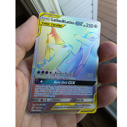 Pokemon Latias & Latios GX TAG TEAM Secret Rare 190/181 Full Art Holo Sm-Team Up - Image 1