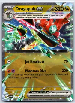 Dragapult ex 130/167 Double Rare Twilight Masquerade Pokemon Lightly Played - Image 1