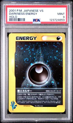 2001 Pokemon Darkness Energy Holo VS Series Japanese PSA 9 MINT SWIRL! - Image 1