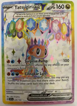 Pokemon Tatsugiri 186/167 & Tatsugiri ex 226/191 Twilight Masquerade Holo x2 Lot - Image 3