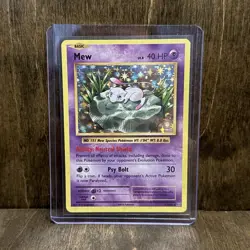 The Pokemon Company Mew 53/108 Evolutions Holo Rare Holo 40HP 2016 - Image 1