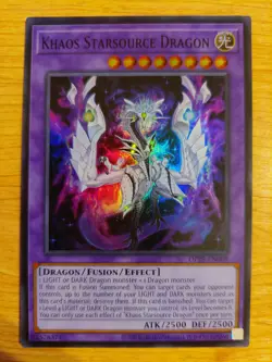 Khaos Starsource Dragon - OP28-EN008 - Near Mint NM - Super Rare - Unlimited - Image 1