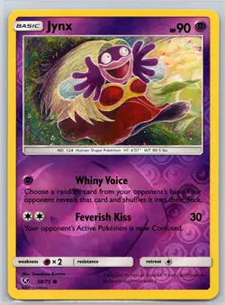 Jynx 38/73 C Shining Legends Reverse Holo LP Pokemon - Image 1